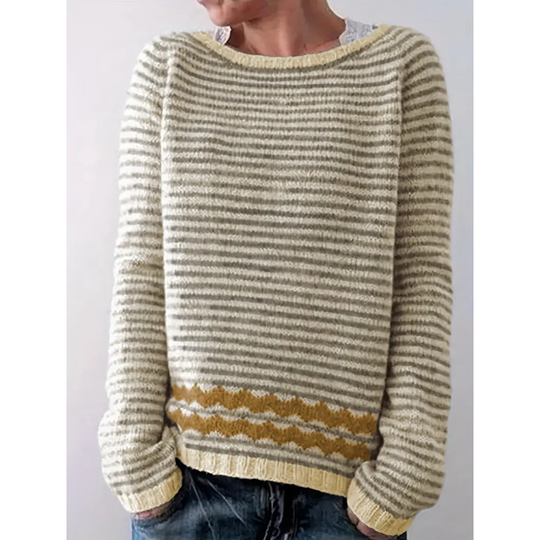 Striped Sweater Lightweight for Women