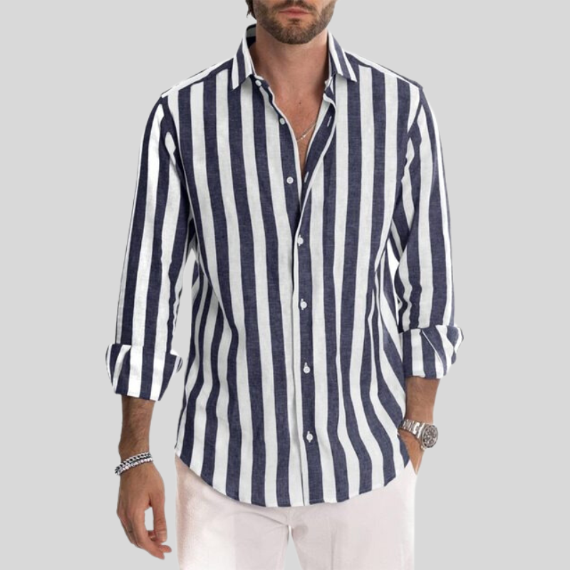 Quentin | Chemise homme rayée élégante