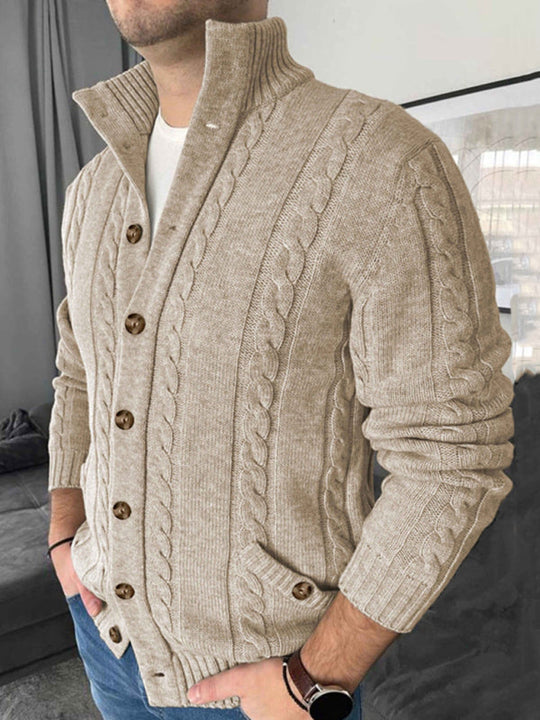 V-Neck Buttoned Cardigan for Women
