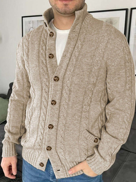 V-Neck Buttoned Cardigan for Women