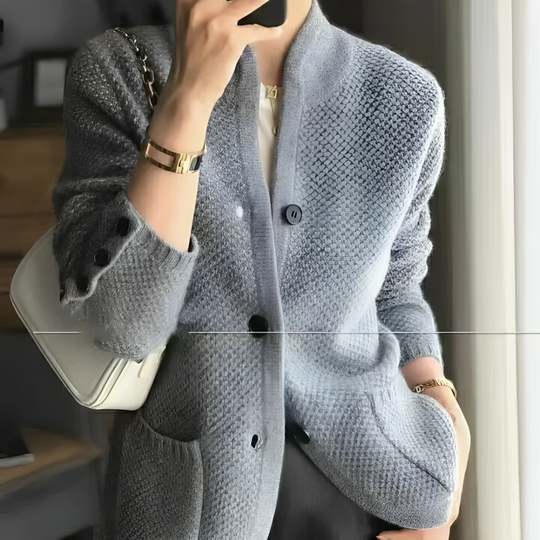 Warm Button Down Long Cardigan for Women