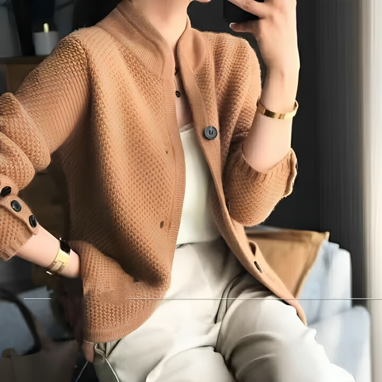 Warm Button Down Long Cardigan for Women