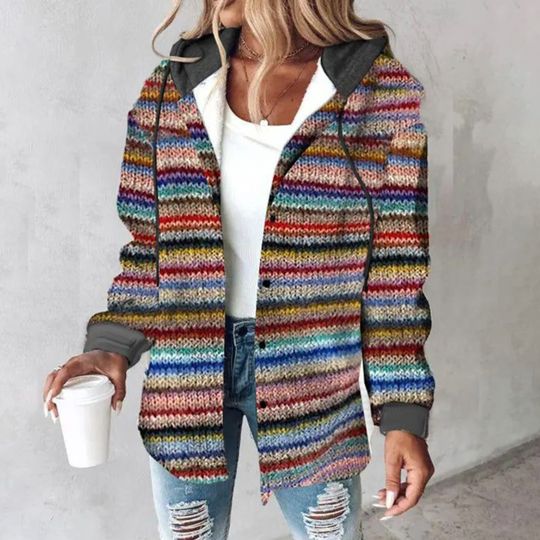 Warm Hooded Cardigan for Women