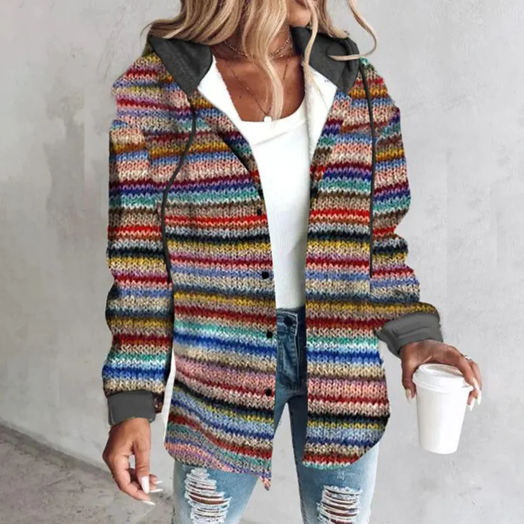 Warm Hooded Cardigan for Women