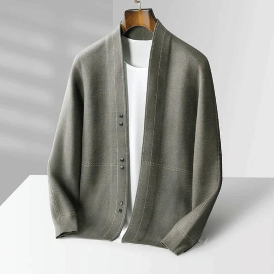 Warm Long-Sleeved Cardigan for Men