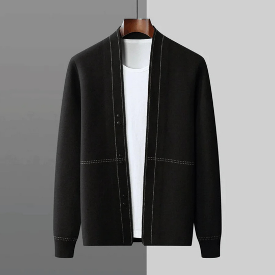 Warm Long-Sleeved Cardigan for Men