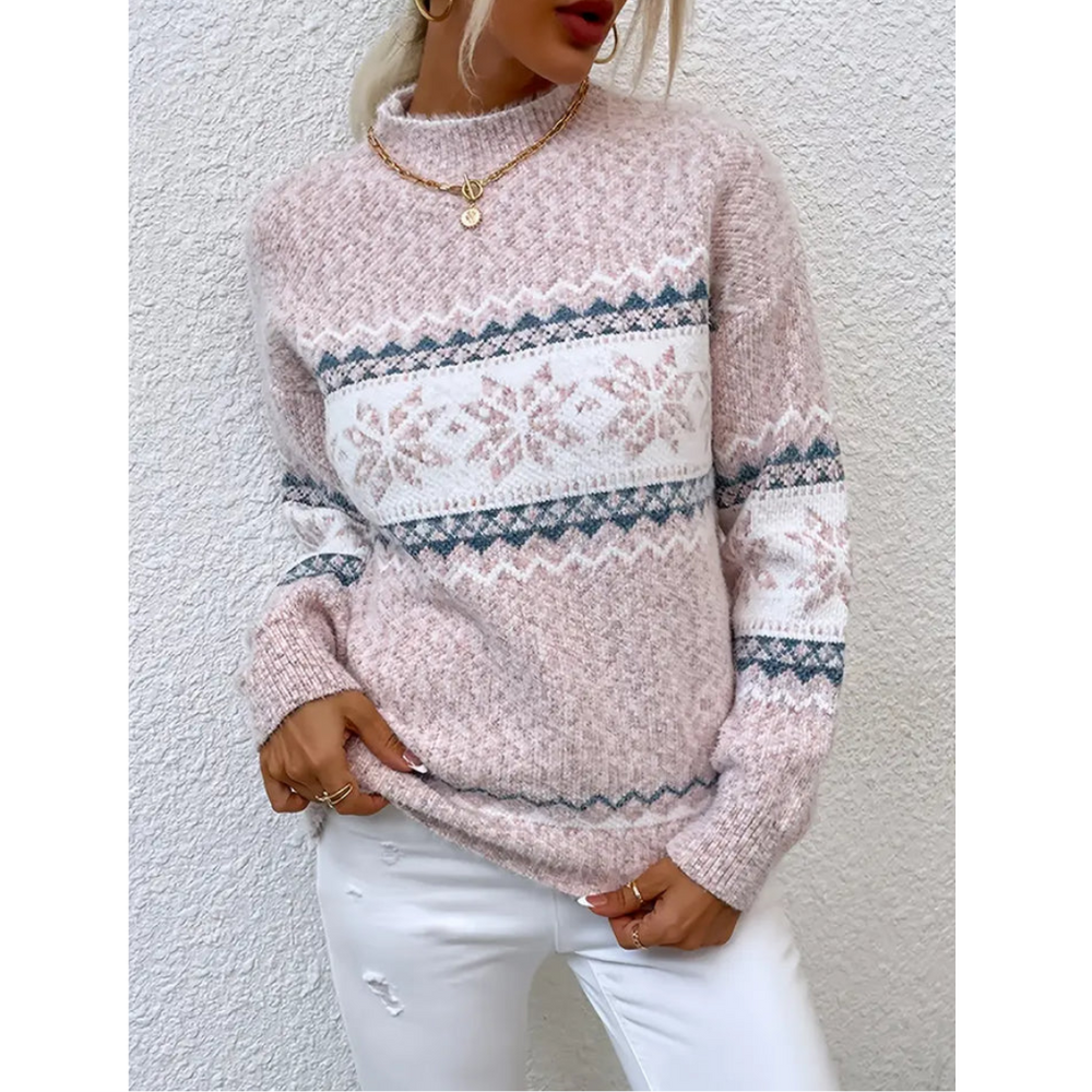 Warm Long-Sleeved Sweater for Women