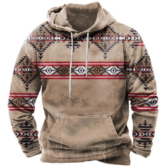 Warm Printed Hoodie for Men