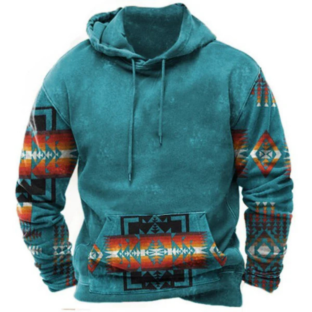 Warm Printed Hoodie for Men