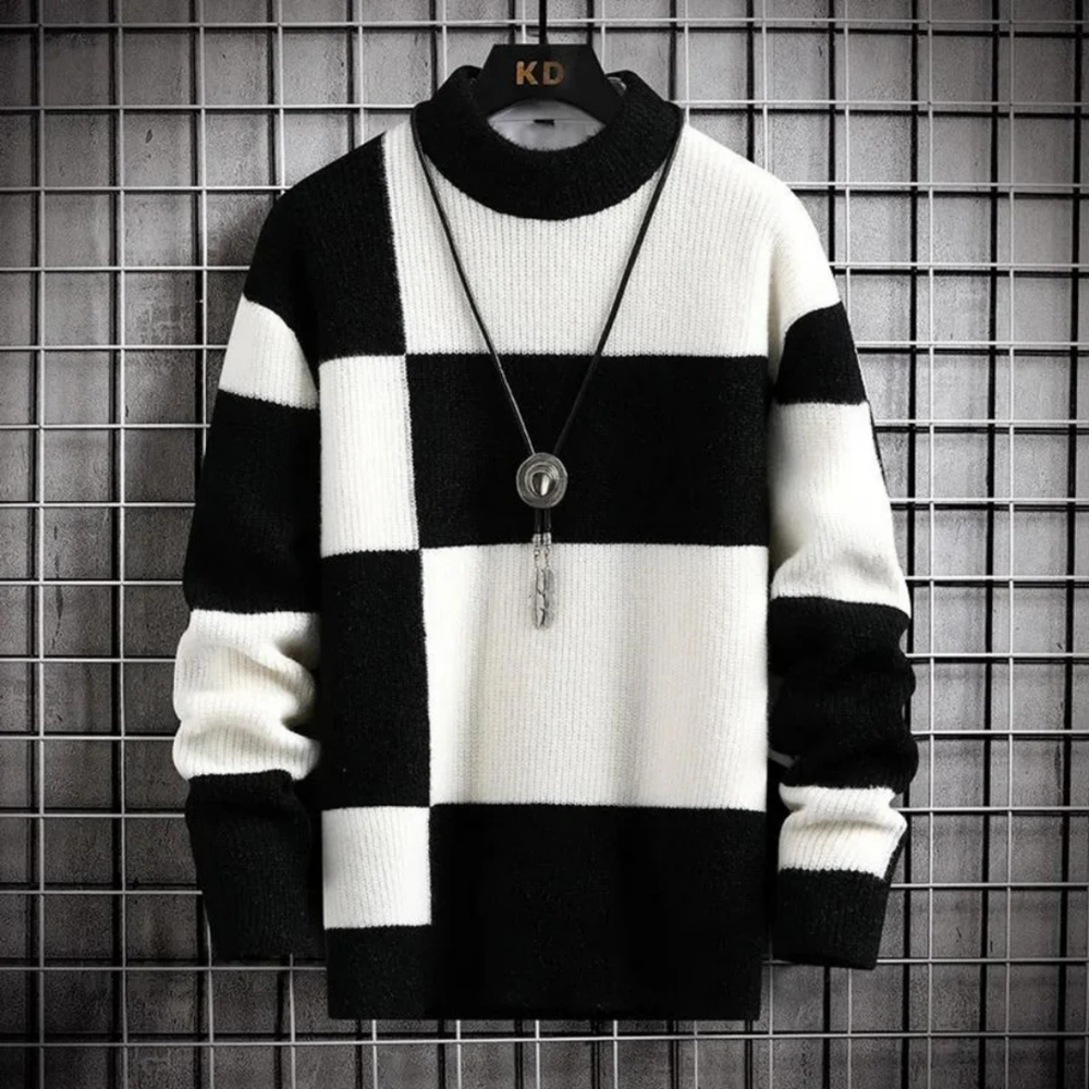 Warm Round Neck Sweater for Men