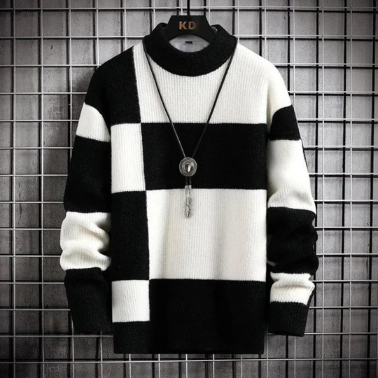 Warm Round Neck Sweater for Men