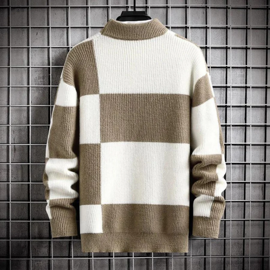 Warm Round Neck Sweater for Men