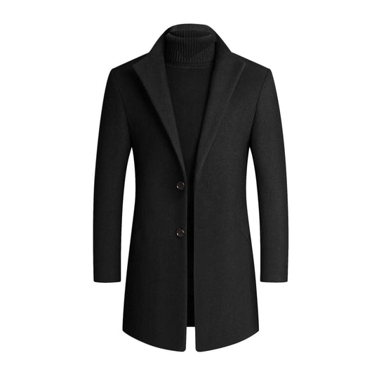 Wind Resistant Men's Coat for Cold Weather