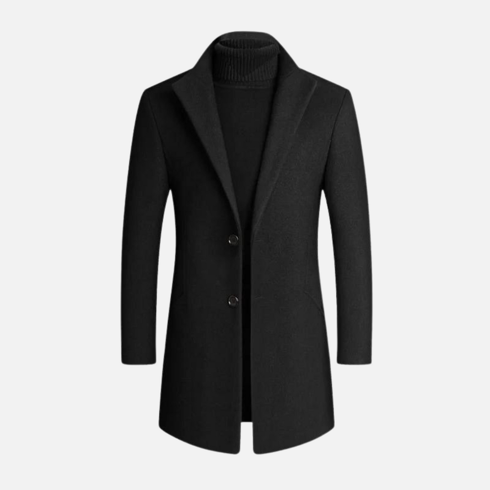 Wind Resistant Men's Coat for Cold Weather
