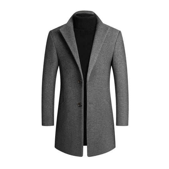 Wind Resistant Men's Coat for Cold Weather