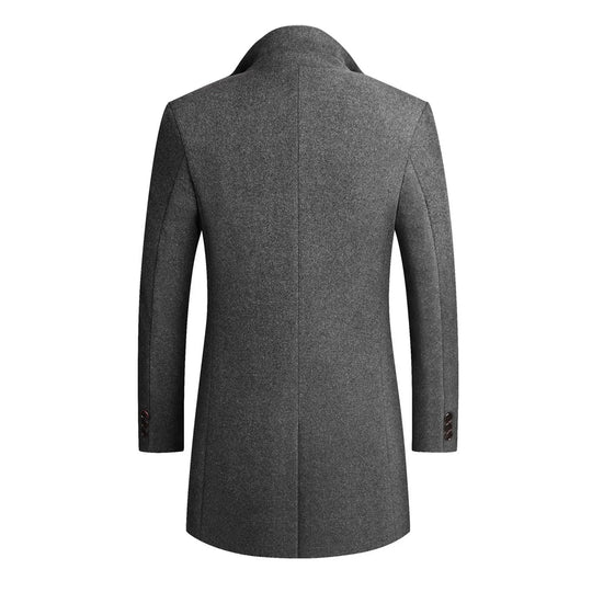 Wind Resistant Men's Coat for Cold Weather