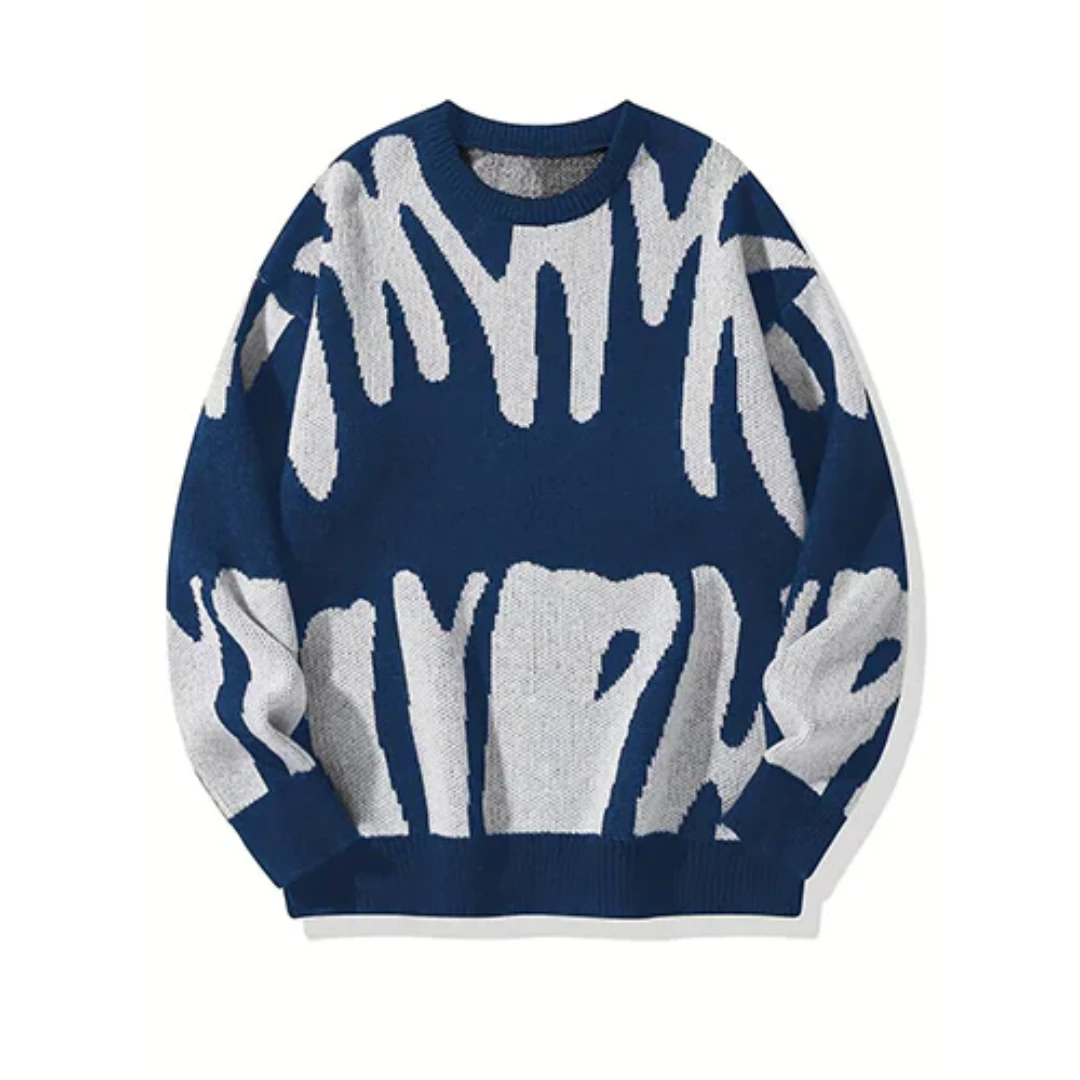 Winter Long-Sleeved Sweater for Men