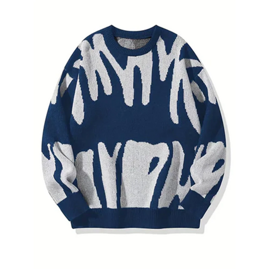 Winter Long-Sleeved Sweater for Men