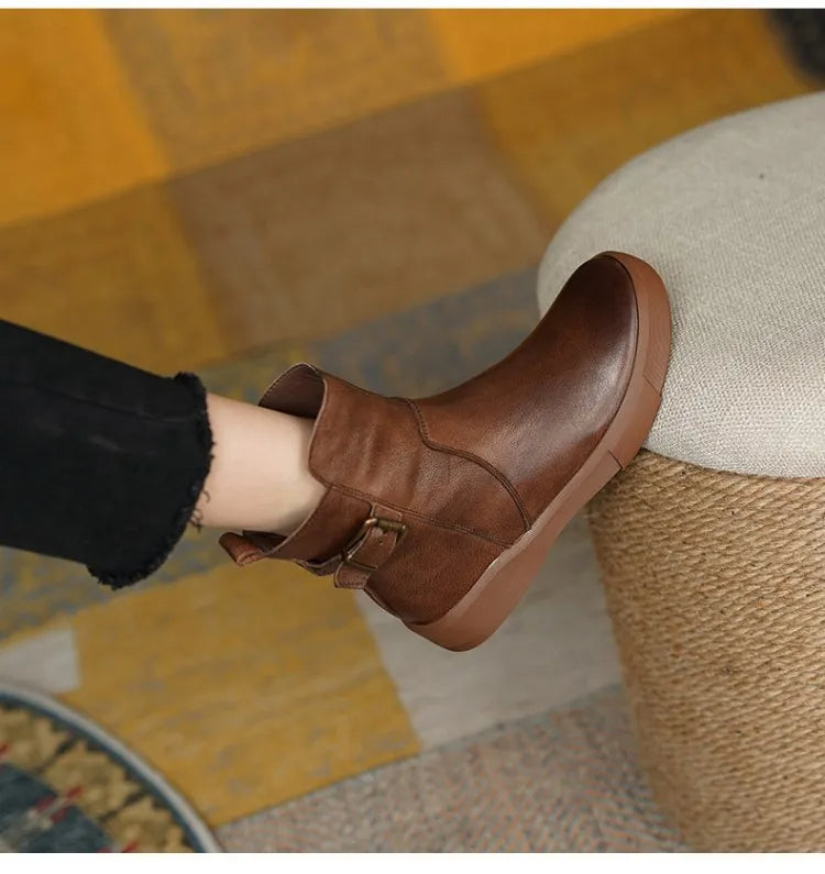 Odeline | Bottes en cuir polyvalentes