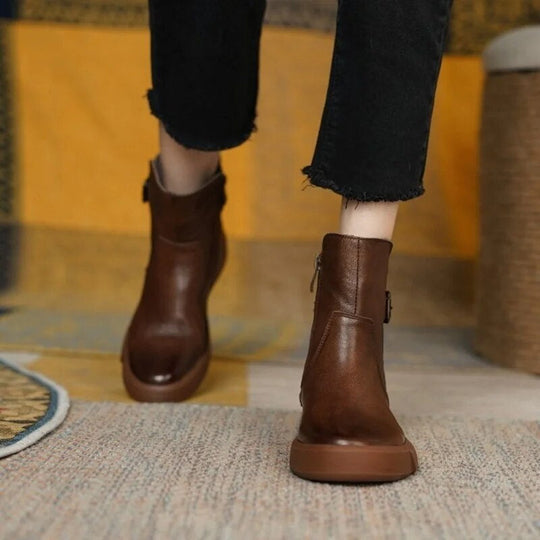 Odeline | Bottes en cuir polyvalentes