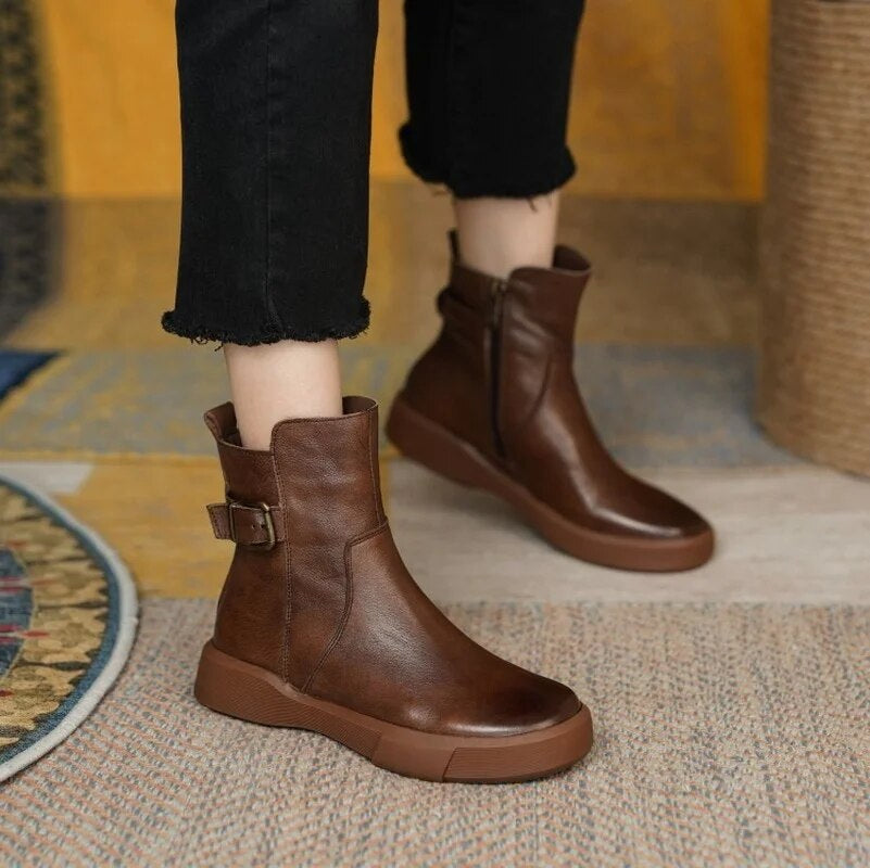 Odeline | Bottes en cuir polyvalentes