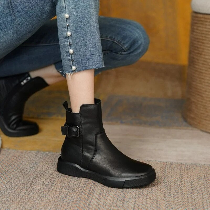 Odeline | Bottes en cuir polyvalentes