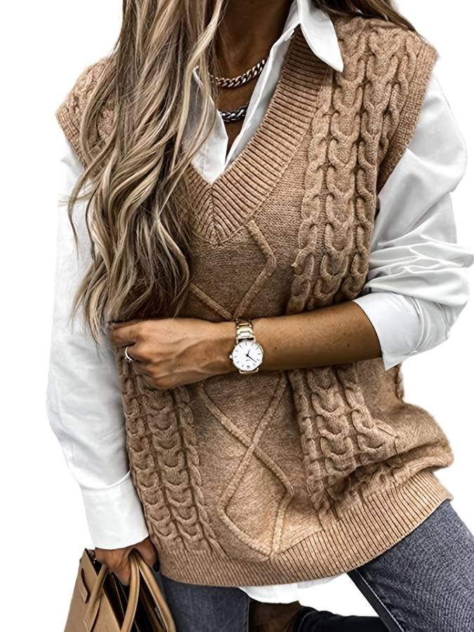 Stellna | Gilet en Tricot pour Femmes | Hiver