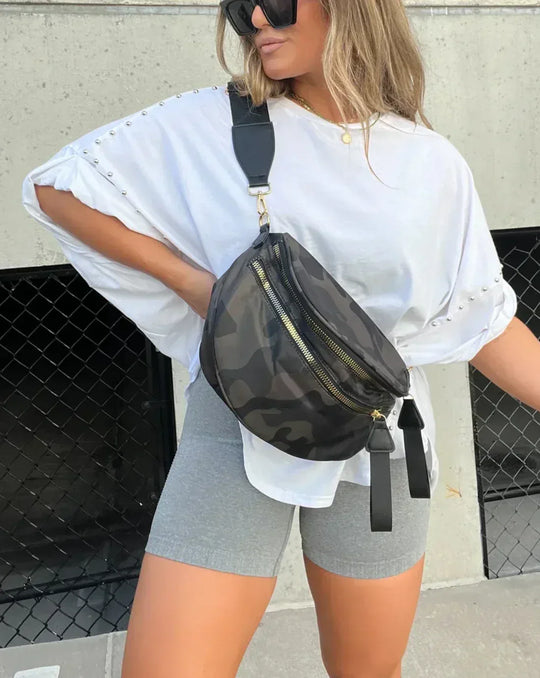 Kelly | Chemise oversize avec clous